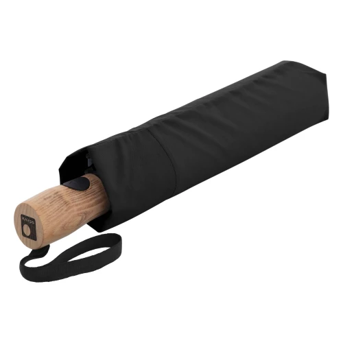Oμπρέλα Bροχής Knirps Timber Duomatic 42301008 Μαύρη