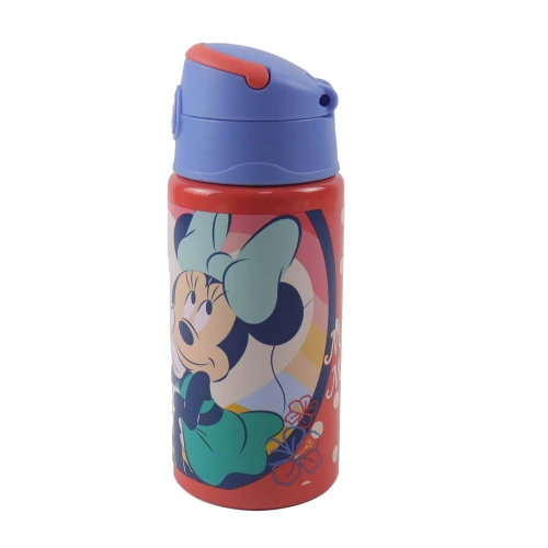 Παγούρι ανοξείδωτο με καλαμάκι 500ml Gim 553-04248 Minnie