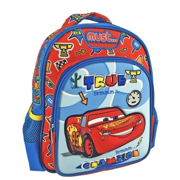 Σακίδιο Πλάτης Νηπίου Must Disney Cars True Champion 563414 ΣΧΟΛΙΚΑ ΕΙΔΗ