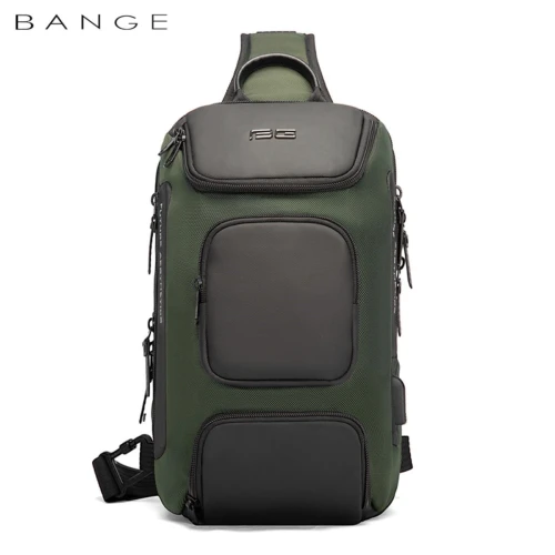 Τσάντα Ώμου Διαγώνια Bange Crossbody 7086 Χακί