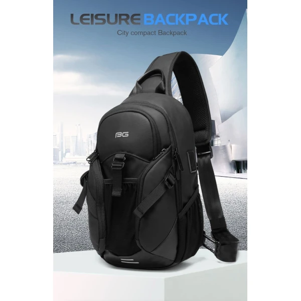 Τσάντα Ώμου Διαγώνια Bange Crossbody 77120 μαύρο ΤΣΑΝΤΕΣ & ΠΟΡΤΟΦΟΛΙΑ
