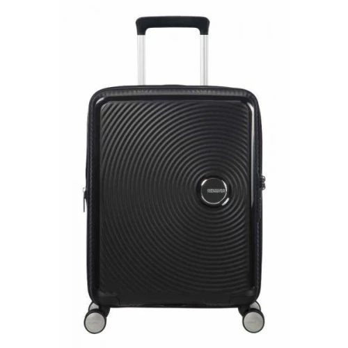 Βαλίτσα Καμπίνας Σκληρή American Tourister Soundbox Spinner 55cm Exp 88472-1027 Bass Black