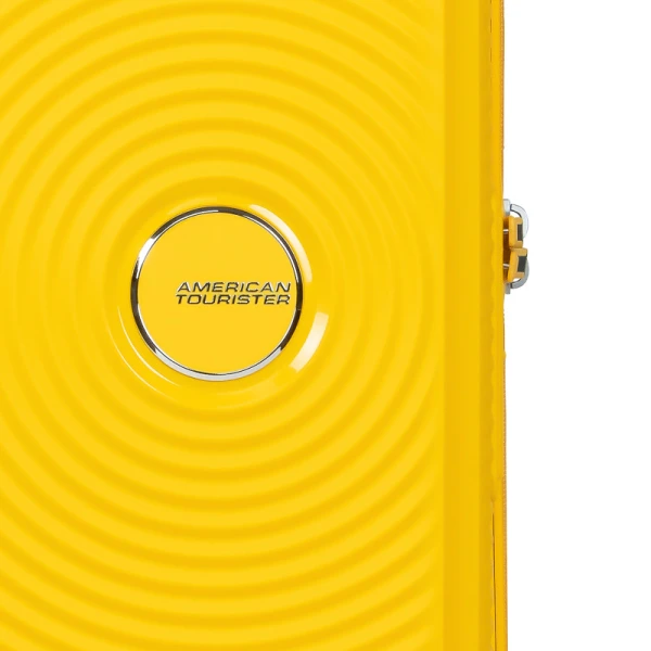 Βαλίτσα Καμπίνας Σκληρή American Tourister Soundbox Spinner 55cm Exp 88472-1371 Golden Yellow ΒΑΛΙΤΣΕΣ & ΣΑΚΟΙ ΤΑΞΙΔΙΟΥ