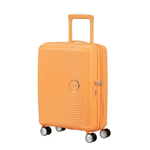Βαλίτσα Καμπίνας Σκληρή Επεκτεινόμενη American Tourister Soundbox 55x40x20/23cm PP Papaya Pop