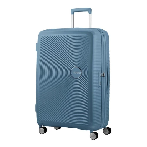 Βαλίτσα Σκληρή American Tourister Soundbox Spinner 77cm Exp 88474-E612 Stone Blue
