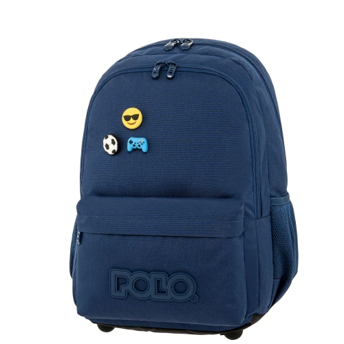 Σακίδιο Πλάτης  POLO Pins 901059-5200 Μπλέ