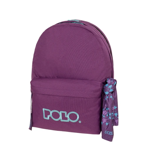 Σακίδιο Πλάτης POLO Original Double 901235-4859 Μελιτζανι Τιρκουαζ