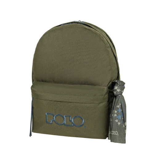 Σακίδιο Πλάτης POLO Original Double 901235-6558 Χακί Πετρολ