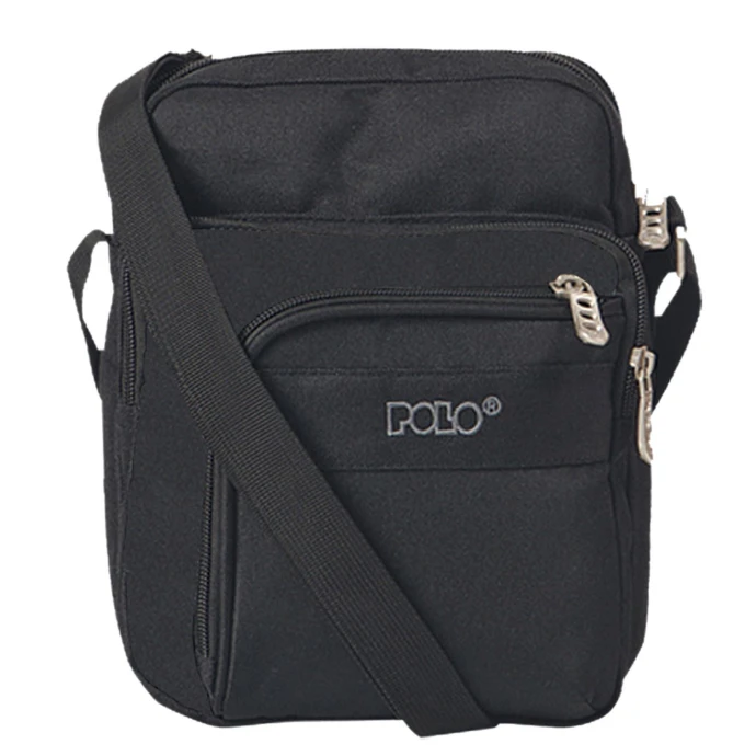 Τσαντάκι Ώμου Polo Strike L 907008-2001 Μαύρο ΤΣΑΝΤΕΣ & ΠΟΡΤΟΦΟΛΙΑ