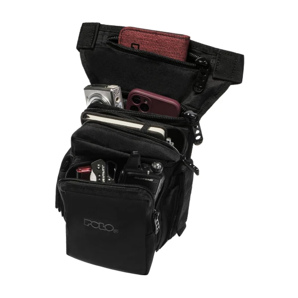Τσαντάκι Mηρού - Mέσης Polo Side Gun 908105 Μαύρο Τσαντάκι Mηρού - Mέσης Polo Side Gun 908105 Μαύρο