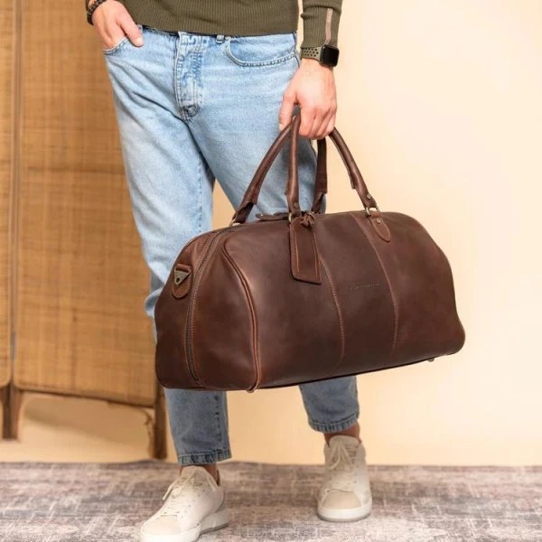 Δερμάτινος Σάκος Ταξιδίου The Chesterfield Brand William C20.000401 Brown