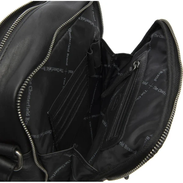 Τσαντάκι 'Ωμου Δερμάτινο The Chesterfield Brand Alva C48.095500 Black
