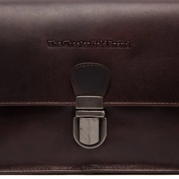 Τσάντα Ώμου Δερμάτινη The Chesterfield Brand Lucca C48.127001 Brown ΤΣΑΝΤΕΣ & ΠΟΡΤΟΦΟΛΙΑ