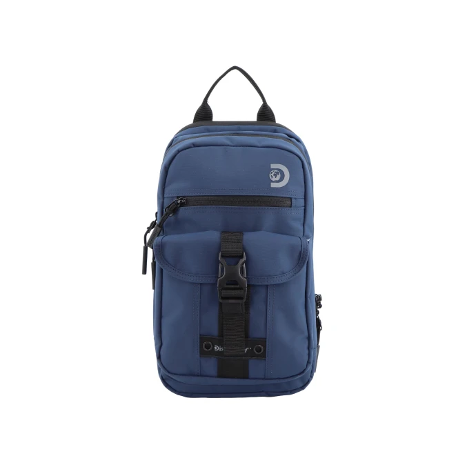 Σακίδιο Πλάτης - Διαγώνιο Discovery Shield Rpet Sling Bag D00116.39 Μπλε Σακίδιο Πλάτης - Διαγώνιο Discovery Shield Rpet Sling Bag D00116.39 Μπλε