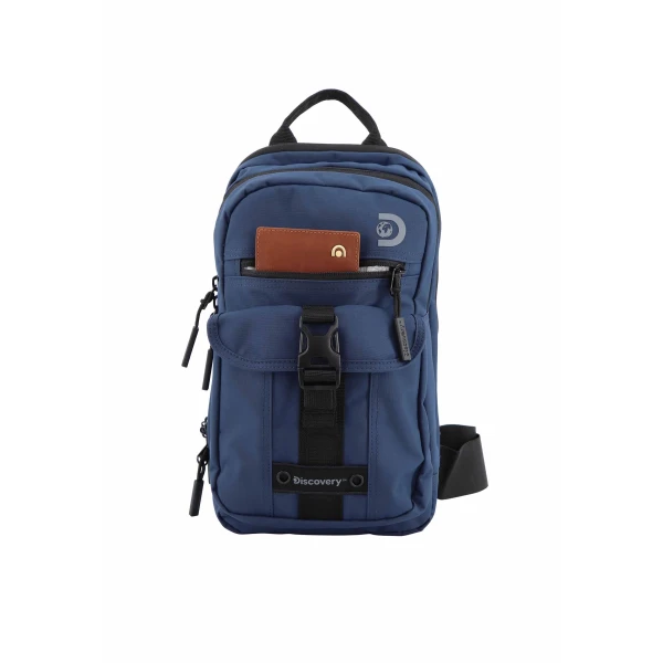 Σακίδιο Πλάτης - Διαγώνιο Discovery Shield Rpet Sling Bag D00116.39 Μπλε Σακίδιο Πλάτης - Διαγώνιο Discovery Shield Rpet Sling Bag D00116.39 Μπλε