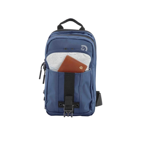 Σακίδιο Πλάτης - Διαγώνιο Discovery Shield Rpet Sling Bag D00116.39 Μπλε Σακίδιο Πλάτης - Διαγώνιο Discovery Shield Rpet Sling Bag D00116.39 Μπλε