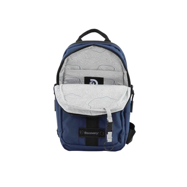 Σακίδιο Πλάτης - Διαγώνιο Discovery Shield Rpet Sling Bag D00116.39 Μπλε Σακίδιο Πλάτης - Διαγώνιο Discovery Shield Rpet Sling Bag D00116.39 Μπλε