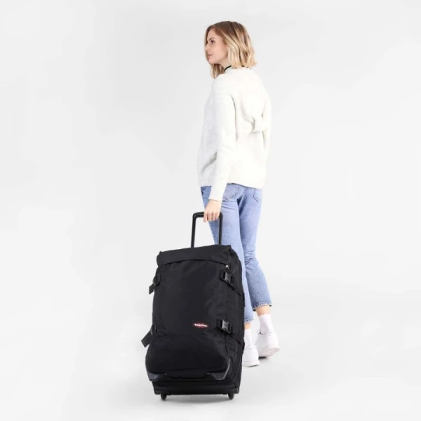 Βαλίτσα Μεσαία Eastpak Tranverz Μ (67CM) EK62L008 Μαύρο ΒΑΛΙΤΣΕΣ & ΣΑΚΟΙ ΤΑΞΙΔΙΟΥ