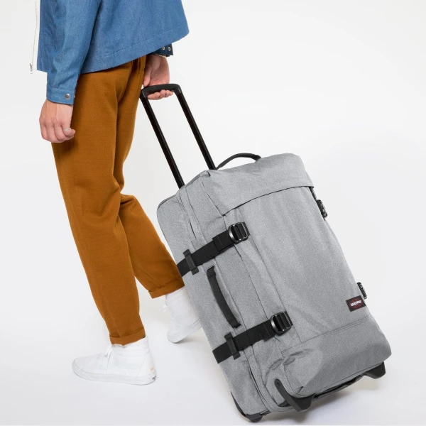 Βαλίτσα Μεσαία Eastpak Tranverz Μ (67CM) EK62L363 Sunday Grey ΒΑΛΙΤΣΕΣ & ΣΑΚΟΙ ΤΑΞΙΔΙΟΥ