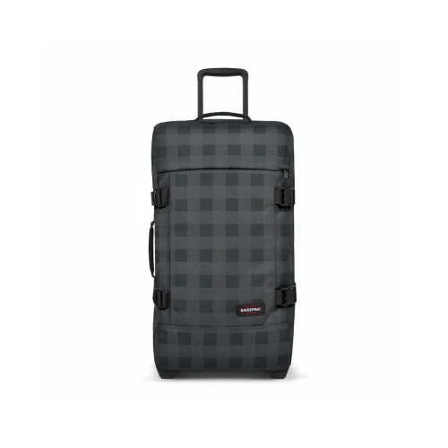 Βαλίτσα Μεσαία Μαλακή Eastpak Tranverz Μ |67x36x30cm| Checker Grey