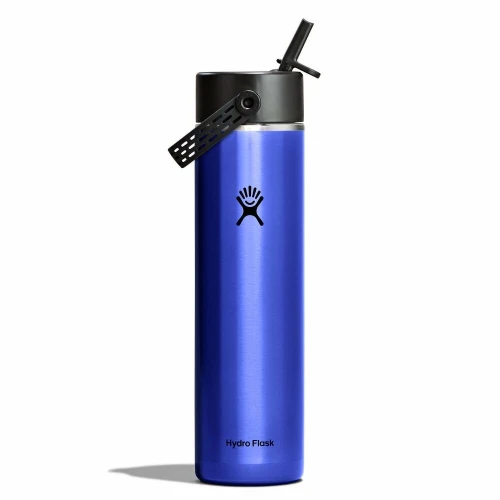 Hydro Flask Lightweight Wide Flex Straw Μπουκάλι Θερμός Ανοξείδωτο 710ml Saphire Blue