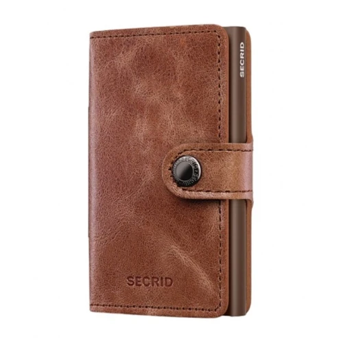 Πορτοφόλι - Καρτοθήκη Secrid Miniwallet Vintage Cognac-Brown
