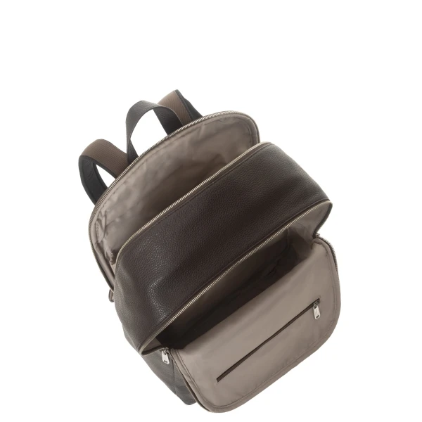 Σακίδιο Πλάτης Δερμάτινο Mandarina Duck Mellow Urban Large Backpack P10MWT01 Mole ΣΑΚΙΔΙΑ ΠΛΑΤΗΣ