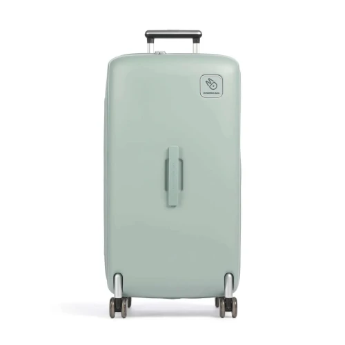 Βαλίτσα Μεγάλη Σκληρή Επεκτεινόμενη Mandarina Duck Sky Duck Hard Trunk P10OJV02 73cm Iceberg Green