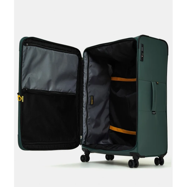 Βαλίτσα XL Μαλακή Επεκτεινόμεη Mandarina Duck Eco Coated Soft P10OSV05 85x52x32/34cm Deep Green