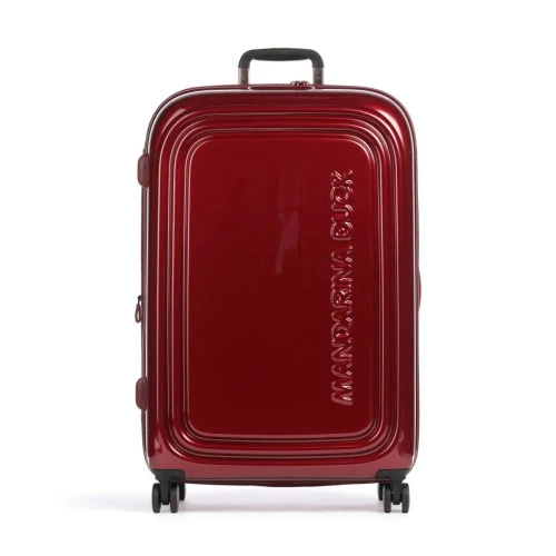 Βαλίτσα Μεγάλη Σκληρή Επεκτεινόμεvη Mandarina Duck Logoduck+ Metal P10OUV33 Spinner 75cm Red Metal