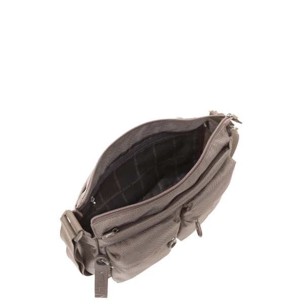 Τσάντα Ώμου Mandarina Duck MD20 Multipockets Crossbody Bag P10QMTX5-09K Taupe