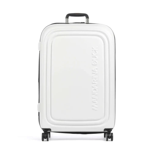 Βαλίτσα Μεγάλη Σκληρή Επεκτεινόμεvη Mandarina Duck P10SZV33 Spinner 75cm Blanc