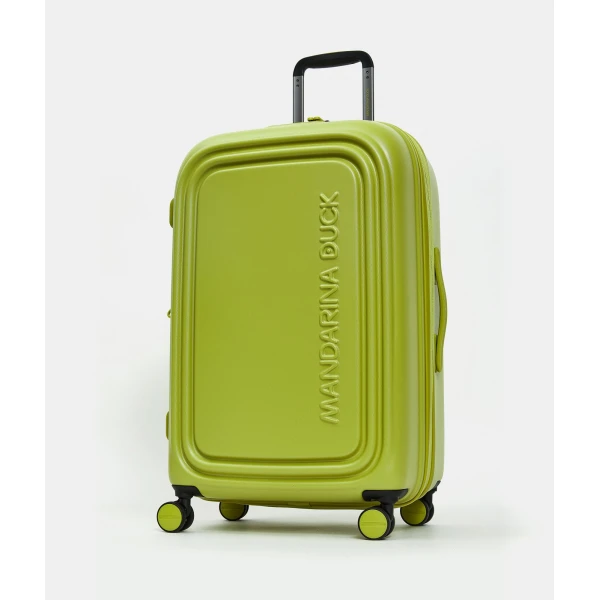 Βαλίτσα Μεσαία Σκληρή Επεκτεινόμεvη Mandarina Duck P10SZV33 Spinner 75cm Mapo Green ΒΑΛΙΤΣΕΣ & ΣΑΚΟΙ ΤΑΞΙΔΙΟΥ
