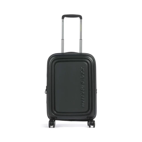 Βαλίτσα Καμπίνας Σκληρή Επεκτεινόμεvη Mandarina Duck Logoduck+ |55x35x23/26cm| Black