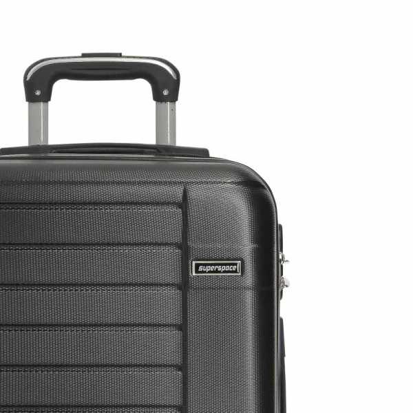 Βαλίτσα Καμπίνας Σκληρή Επεκτεινόμενη Superspace S3-016 (55CM) Black ΒΑΛΙΤΣΕΣ & ΣΑΚΟΙ ΤΑΞΙΔΙΟΥ