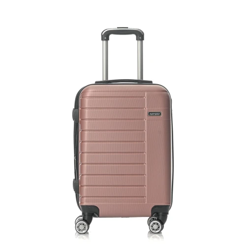 Βαλίτσα Καμπίνας Σκληρή Επεκτεινόμενη Superspace S3-016 (55CM) Rose Gold