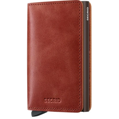 Πορτοφόλι- Καρτοθήκη Secrid Slimwallet Vintage Orange