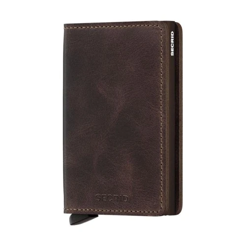 Πορτοφόλι-Καρτοθήκη Secrid Slimwallet Vintage Chocolate