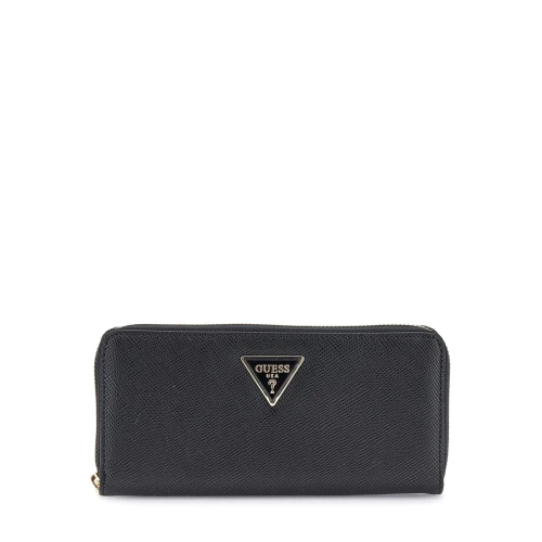 Πορτοφόλι Γυναικείο Guess Laurel II Large Zip Around Black