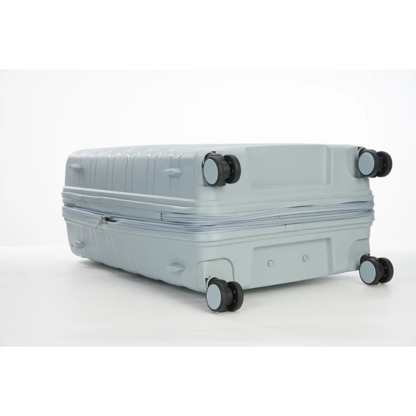 Βαλίτσα Μεσαία Σκληρή Επεκτεινόμενη Verage V24061-M Spinner 67cm Light Blue