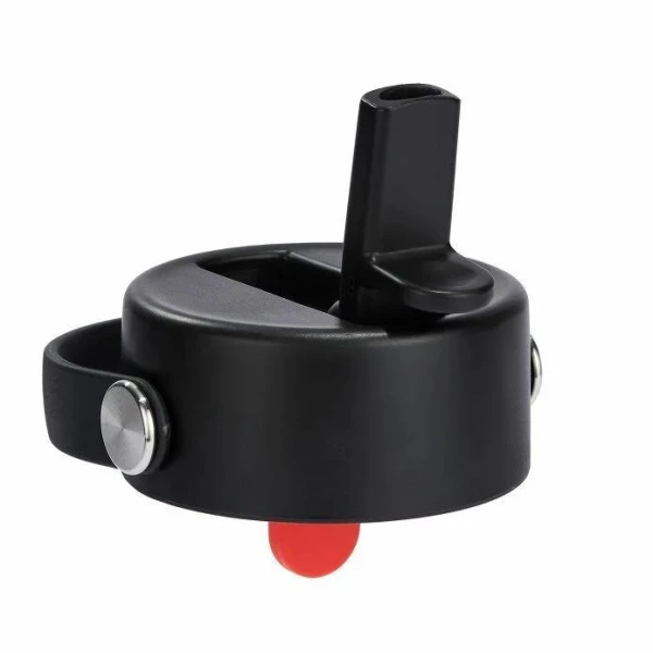 Hydro Flask Wide Flex Straw Μπουκάλι Θερμός Ανοξείδωτο 1Lt Black ΑΞΕΣΟΥΑΡ