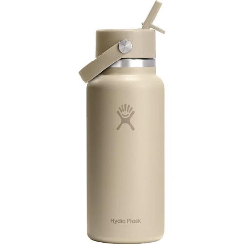 Hydro Flask  Wide Flex Straw Μπουκάλι Θερμός Ανοξείδωτο 946ml Oat