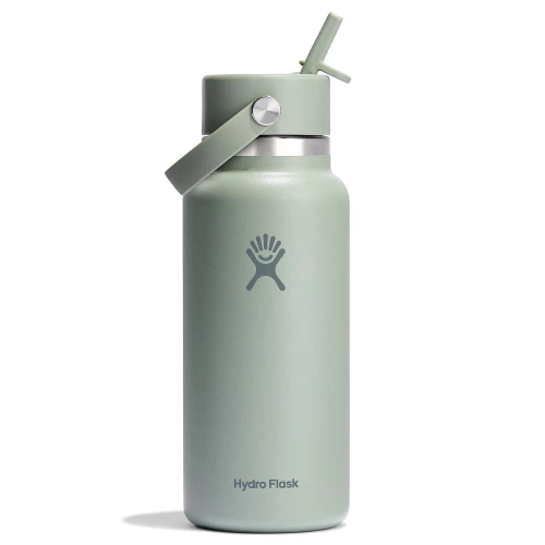 Hydro Flask  Wide Flex Straw Μπουκάλι Θερμός Ανοξείδωτο 946ml Agave
