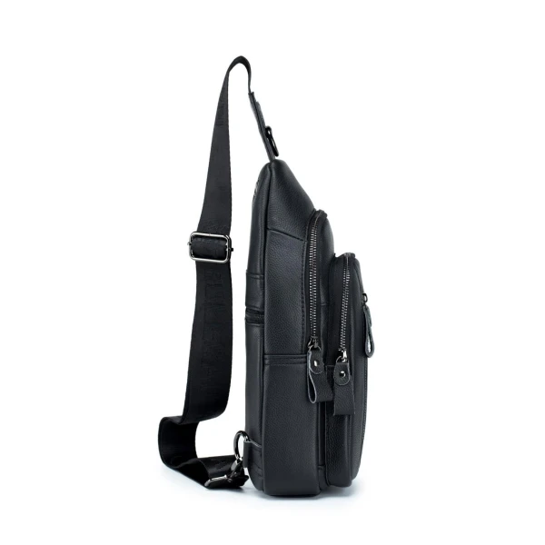 Διαγώνιο Δερμάτινο Τσαντάκι Bull Captain XB100 Μαύρο ΤΣΑΝΤΕΣ & ΠΟΡΤΟΦΟΛΙΑ